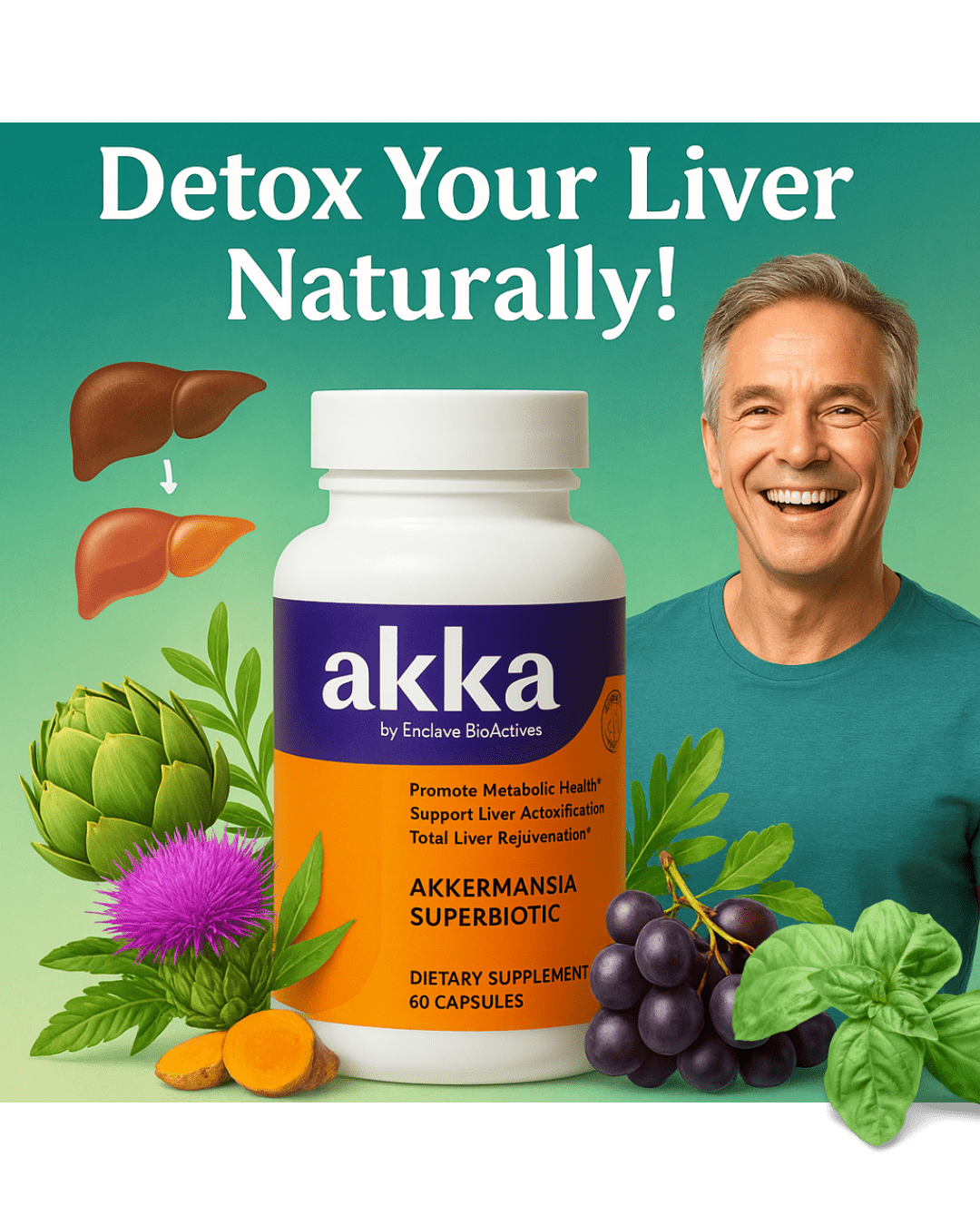 🌿 Detox Your Liver Naturally with AKKA Superbiotic